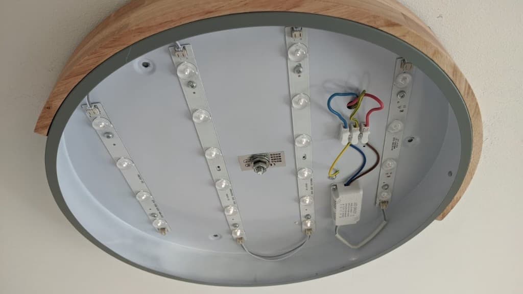 Установка светильника — подключение LED-потолочного светильника